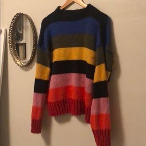 UO rainbow knit sweater